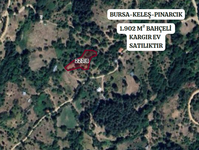 BURSA KELEŞ PINARCIK'TA 1.902 M²  BAHÇELİ KARGIR EV SATILIKTIR - BURSA KELES fotoğraf 2