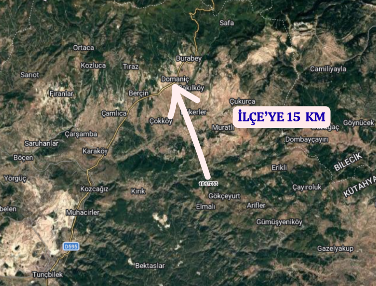 KÜTAHYA DOMANİÇ FINDICAK  KÖYÜNDE 1.326 M² TARLA SATILIKTIR - KÜTAHYA DOMANİÇ fotoğraf 5