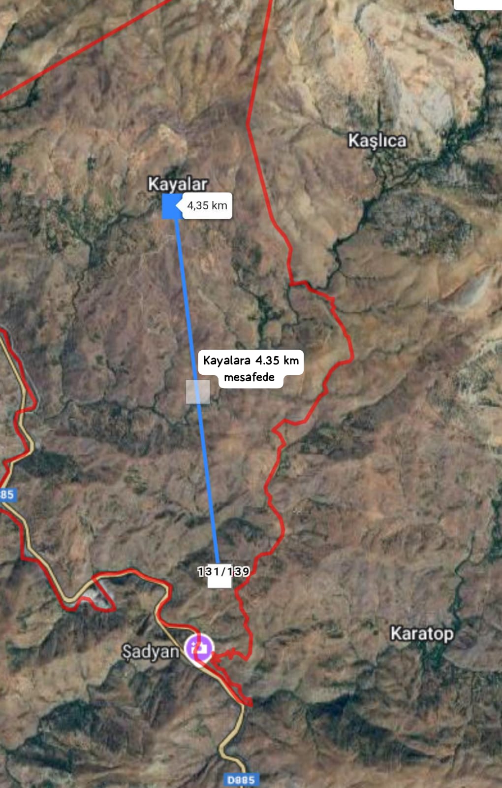  Elazığ / Maden / Kayalar Köyü SATILIK ARSA  4.338M²