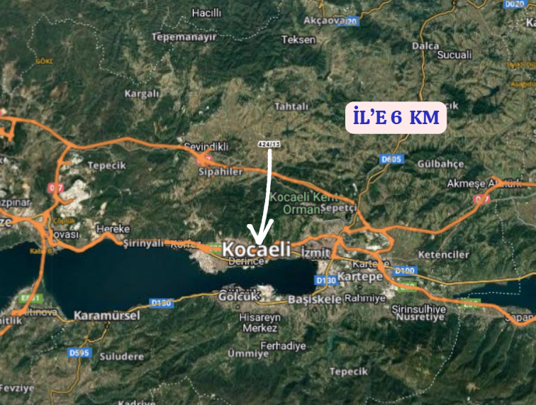 KOCAELİ DERİNCE ÇAVUŞLU   KÖYÜNDE  561   M²  TARLA  SATILIKTIR - KOCAELİ DERİNCE fotoğraf 7