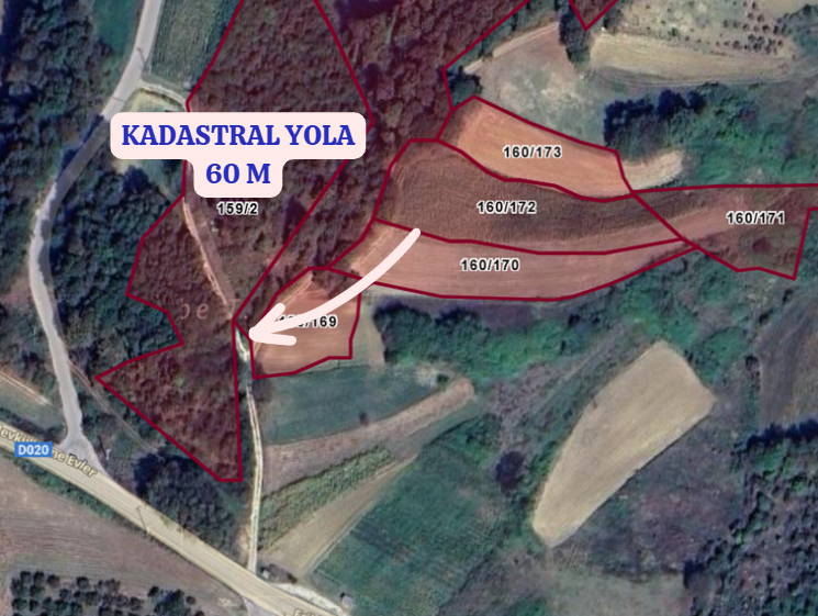 KOCAELİ KANDIRA NEFSİYADEŞ   KÖYÜNDE 2.826  M²  TARLA  SATILIKTIR - KOCAELİ KANDIRA fotoğraf 3