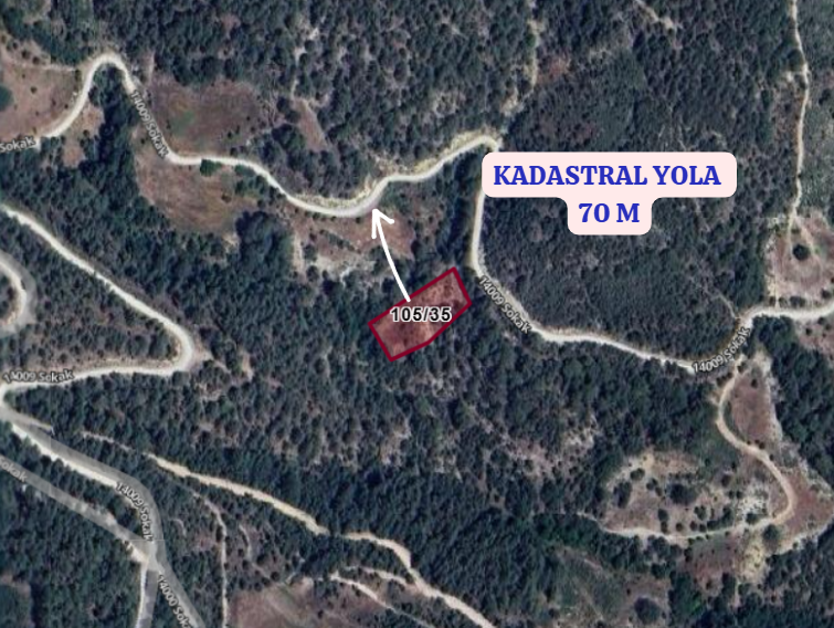 BALIKESİR BİGADİÇ BOZBÜK  KÖYÜNDE 2.108 M² TARLA SATILIKTIR - BALIKESİR BİGADİÇ fotoğraf 3