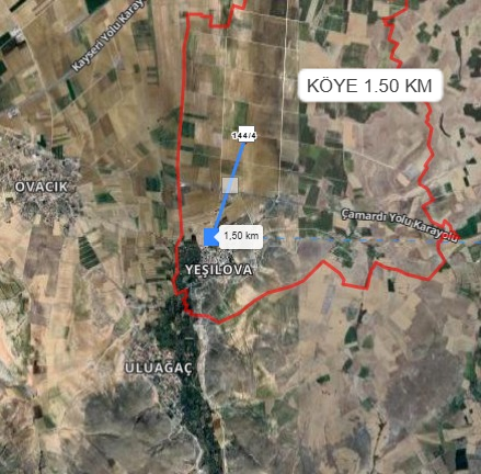 NİĞDE MERKEZ KİÇAĞAÇ (YEŞİLOVA) KÖYÜ’NDE 2644 M² TARLA SATILIKTIR - NİĞDE MERKEZ fotoğraf 4