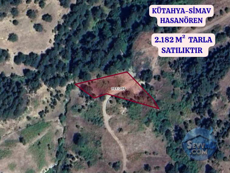 KÜTAHYA SİMAV HASANÖREN  KÖYÜNDE  2.182 M² TARLA  SATILIKTIR - KÜTAHYA SİMAV fotoğraf 2
