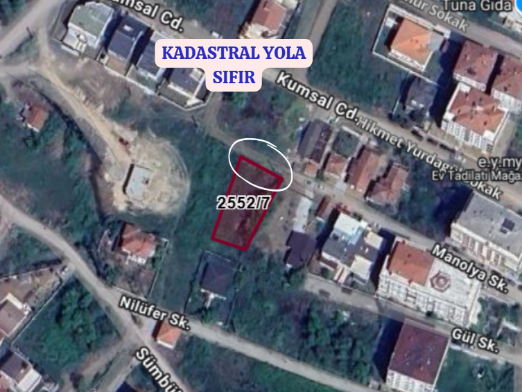 YALOVA ÇINARCIK MERKEZ-KOCADERE KÖYÜNDE 566  M² ARSA SATILIKTIR - YALOVA ÇINARCIK fotoğraf 3