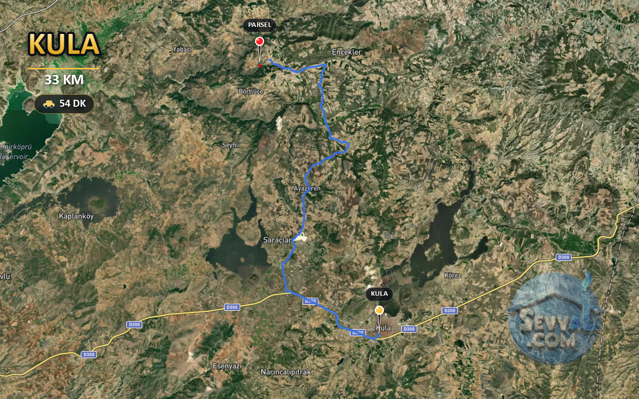 MANİSA KULA TOPUZDAMLARI 4.000 m² SATILIK ARSA - MANİSA KULA fotoğraf 5