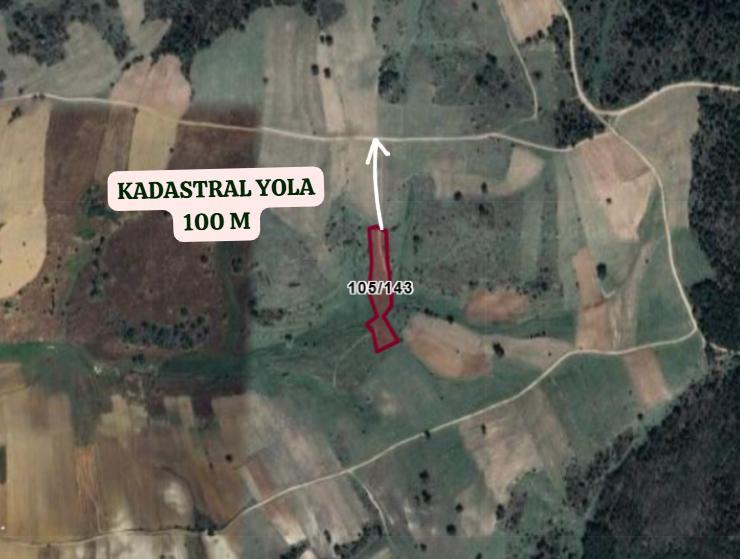 KÜTAHYA GEDİZ YAĞMURLAR KÖYÜNDE 4.273  M² TARLA  SATILIKTIR - KÜTAHYA GEDİZ fotoğraf 3