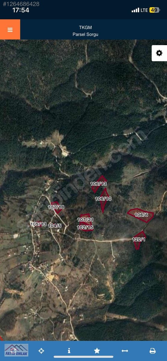 Sellmlye de 11 tapu 20 dönüm imarlı toplam 73.514m2 satılık - YALOVA ARMUTLU fotoğraf 9