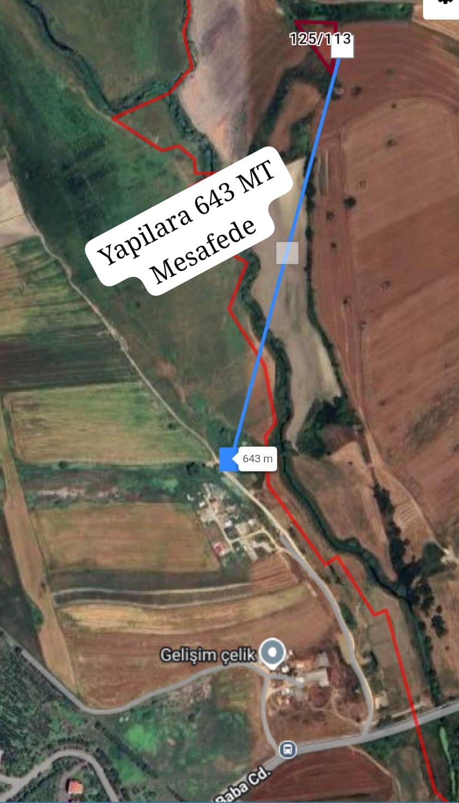 İSTANBUL ÇATALCA NAKKASTA  400  m² TARLAMIZ SATILIKTIR. - İSTANBUL ÇATALCA fotoğraf 3