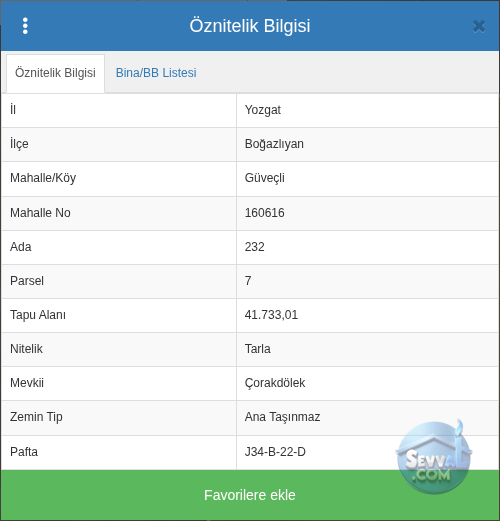 YOZGAT BOĞAZLIYAN GÜVEÇLİ 41.733 m² SATILIK ARSA - YOZGAT BOĞAZLIYAN fotoğraf 3