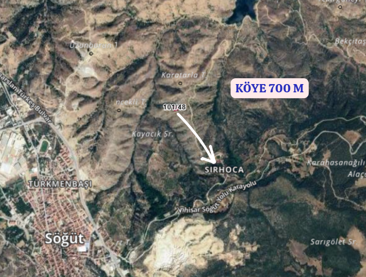 BİLECİK SÖĞÜT SIRHOCA  KÖYÜNDE 1.204  M² BAĞ   SATILIKTIR - BİLECİK SÖĞÜT fotoğraf 4