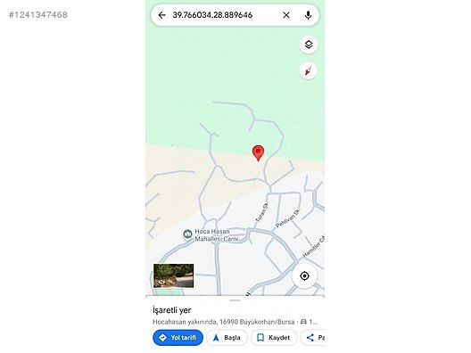 Büyükorhan Hocahasan'da Mahalle İçine Yakın Müstakil Tapu Tarla - BURSA BÜYÜKORHAN fotoğraf 4