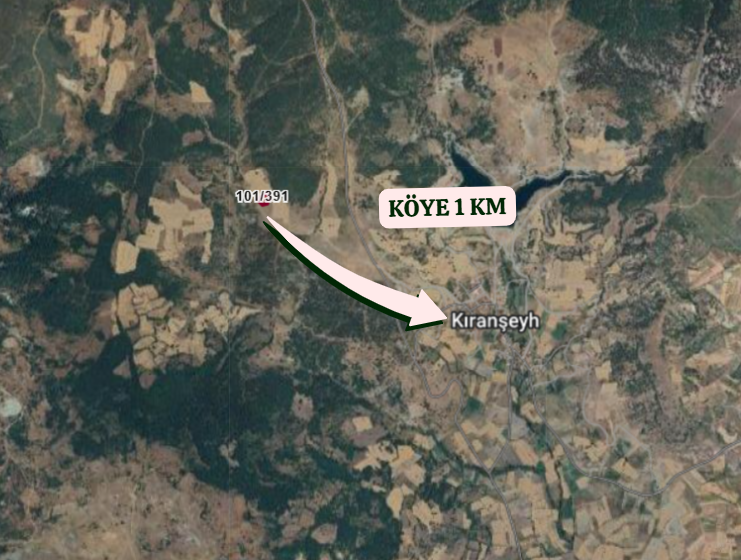 KÜTAHYA MERKEZ KIRANŞEYH  KÖYÜNDE 2.763  M²  TARLA  SATILIKTIR - KÜTAHYA MERKEZ fotoğraf 4