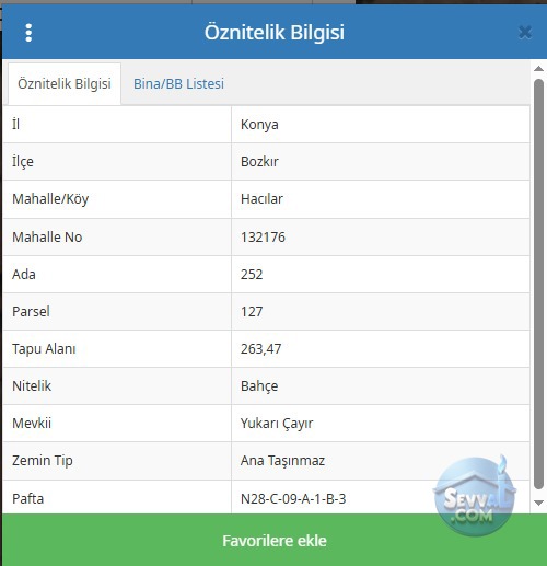 KONYA BOZKIR HACILAR DA 263 M² BAHÇEMİZ SATILIKTIR - KONYA BOZKIR fotoğraf 2