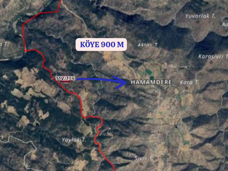 UŞAK EŞME HAMAMDERE KÖYÜNDE 10.700 M² TARLA SATILIKTIR - UŞAK EŞME fotoğraf 5
