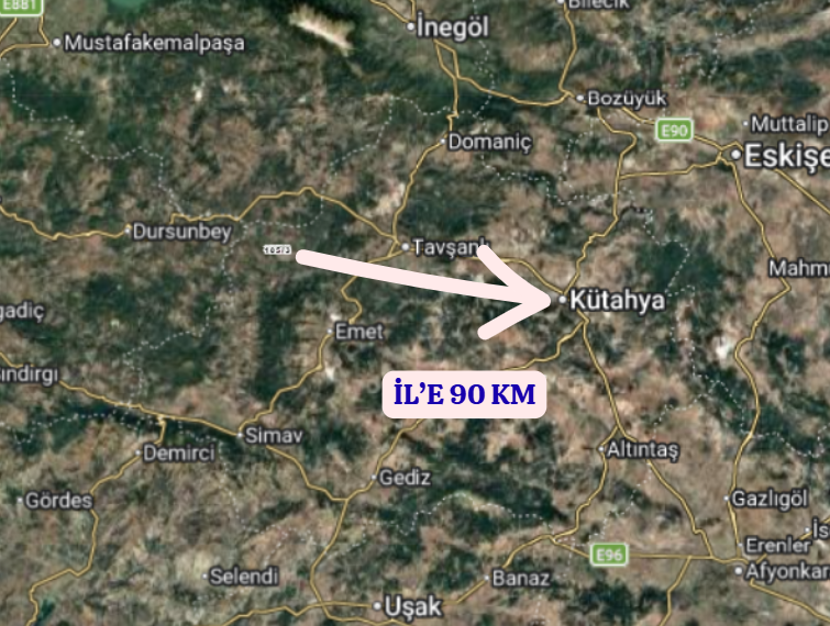 KÜTAHYA TAVŞANLI BALIKÖY,ÇIVGALAR  KÖYÜNDE 3.636 M²  TARLA SATILIKTIR - KÜTAHYA TAVŞANLI fotoğraf 6
