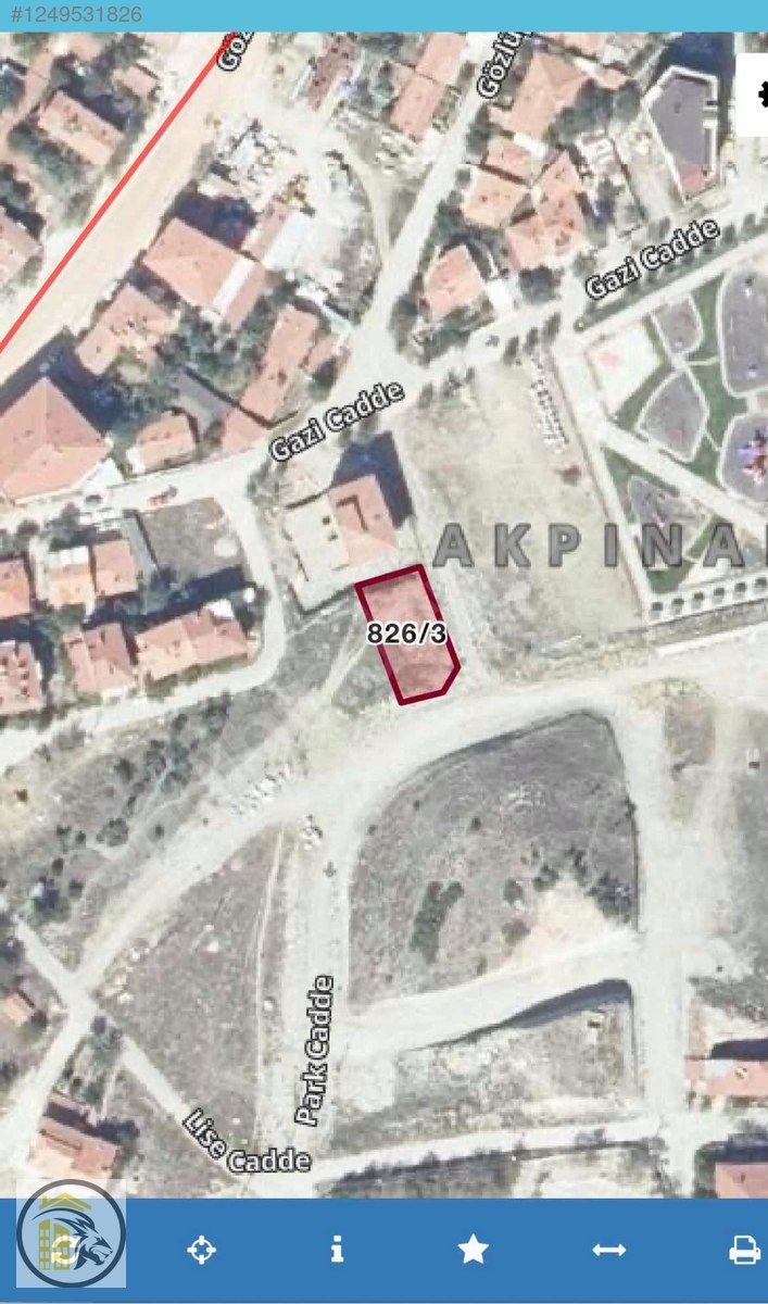 ASLAN EMLAK'TAN KÜTAHYA/EMETTE 390M2 İMARLI ARSA - KÜTAHYA EMET fotoğraf 2