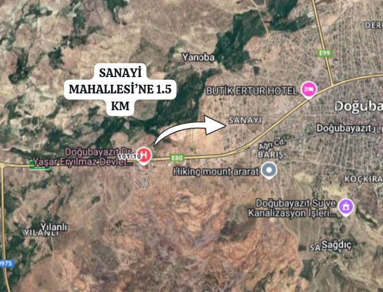 AĞRI DOĞUBEYAZID SANAYİ  MAHALLESİ’NDE 622 M² ARSA SATILIKTIR - AĞRI DOĞUBAYAZIT fotoğraf 5