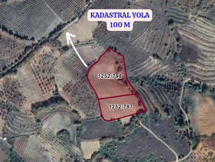 BURSA İZNİK TACİR KÖYÜNDE 13.056 M TARLA SATILIKTIR - BURSA İZNİK fotoğraf 5