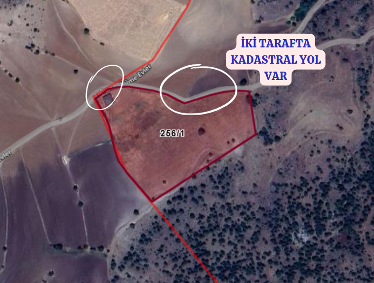 ANKARA ELMADAĞ KARACAHASAN KÖYÜNDE 21.743 M² TARLAMIZ  SATILIKTIR - ANKARA ELMADAĞ fotoğraf 4