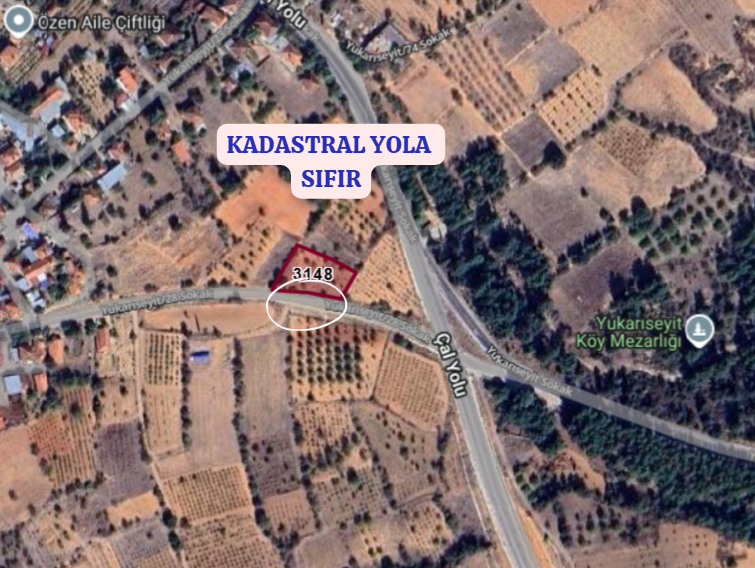 DENİZLİ ÇAL YUKARISEYİT KÖYÜNDE 1.496 M²  TARLA SATILIKTIR - DENİZLİ ÇAL fotoğraf 4