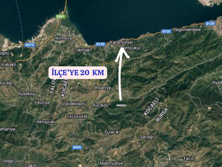 KOCAELİ KARAMÜRSEL AKÇAT   KÖYÜNDE 7.409  M²  TARLA SATILIKTIR - KOCAELİ KARAMÜRSEL fotoğraf 7