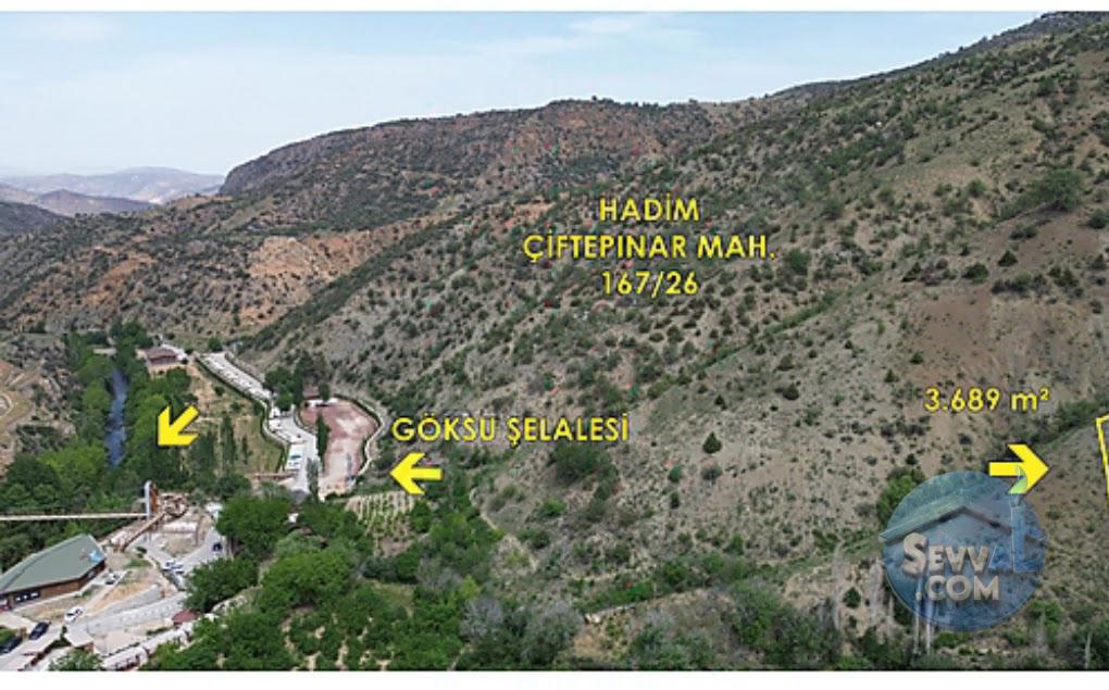 KONYA HADİM ÇİFTEPINAR DA 3.689 M² BAĞIMIZ SATILIKTIR - KONYA HADİM fotoğraf 4