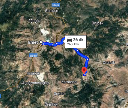 KÜTAHYA EMET DÜŞECEK KÖYÜ’NDE 1413 M² TARLA SATILIKTIR - KÜTAHYA EMET fotoğraf 5