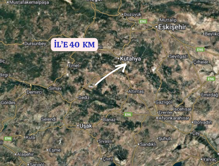    KÜTAHYA GEDİZ YEĞİNLER  KÖYÜNDE 5.332  M² TARLA  SATILIKTIR - KÜTAHYA GEDİZ fotoğraf 10