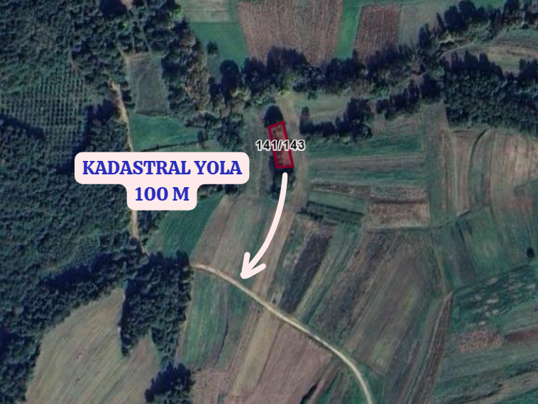 KOCAELİ KANDIRA TEKSEN  KÖYÜNDE 641 M²  TARLA  SATILIKTIR - KOCAELİ KANDIRA fotoğraf 3