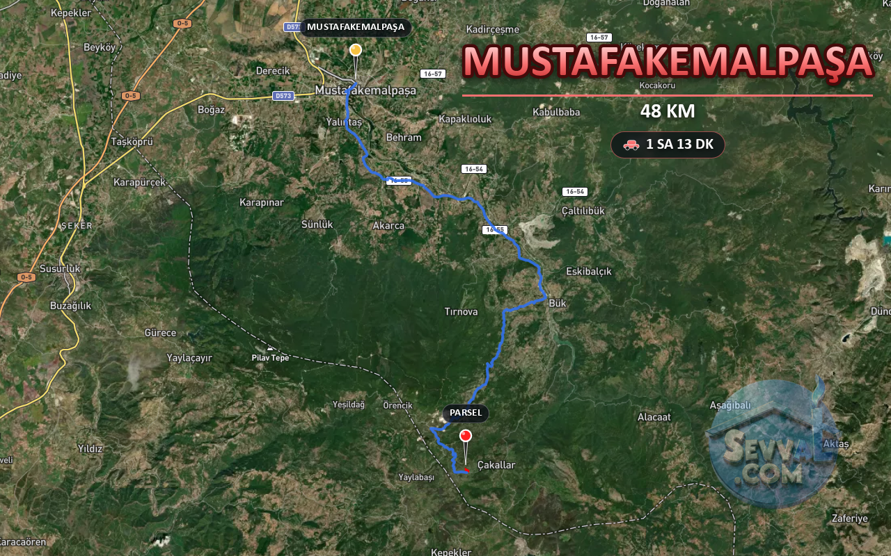 BURSA MUSTAFAKEMALPAŞA ÇAKALLAR 7.854 m² SATILIK TARLA - BURSA MUSTAFAKEMALPAŞA fotoğraf 5