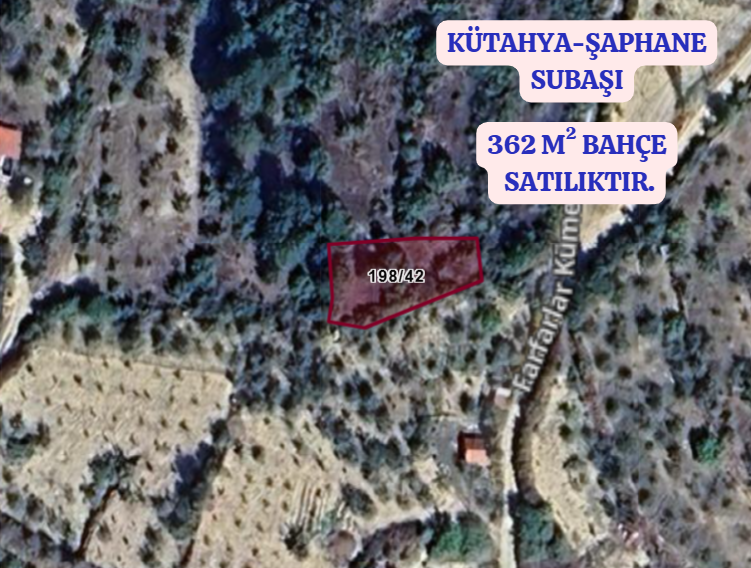 KÜTAHYA ŞAPHANE SUBAŞI  KÖYÜNDE 362 M²  BAHÇE  SATILIKTIR - KÜTAHYA ŞAPHANE fotoğraf 2