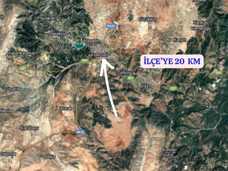 ANTALYA KORKUTELİ BEĞİŞ   KÖYÜNDE 189  M² TARLA  SATILIKTIR - ANTALYA KORKUTELİ fotoğraf 7