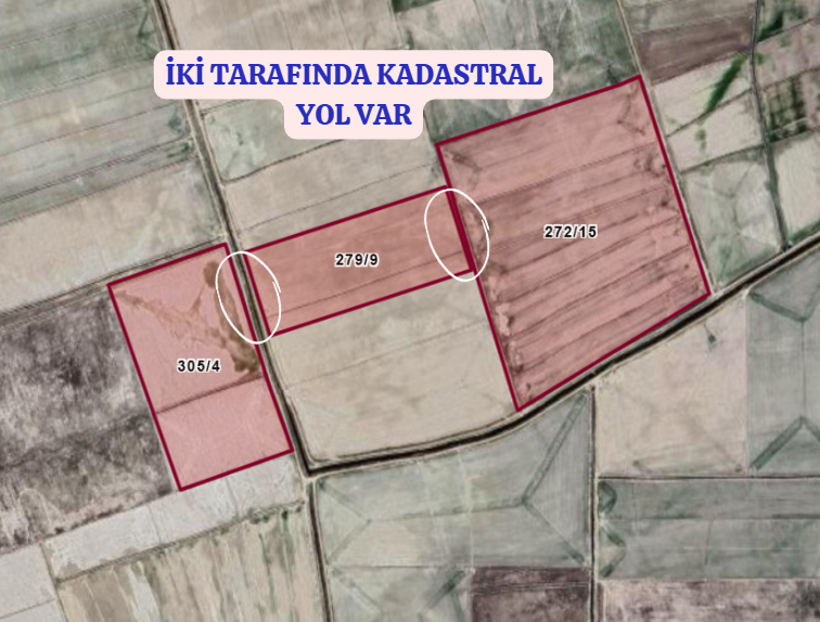 KONYA KARATAY ACIDORT  KÖYÜNDE TARLANIN 5.969 M² Sİ SATILIKTIR - KONYA KARATAY fotoğraf 3