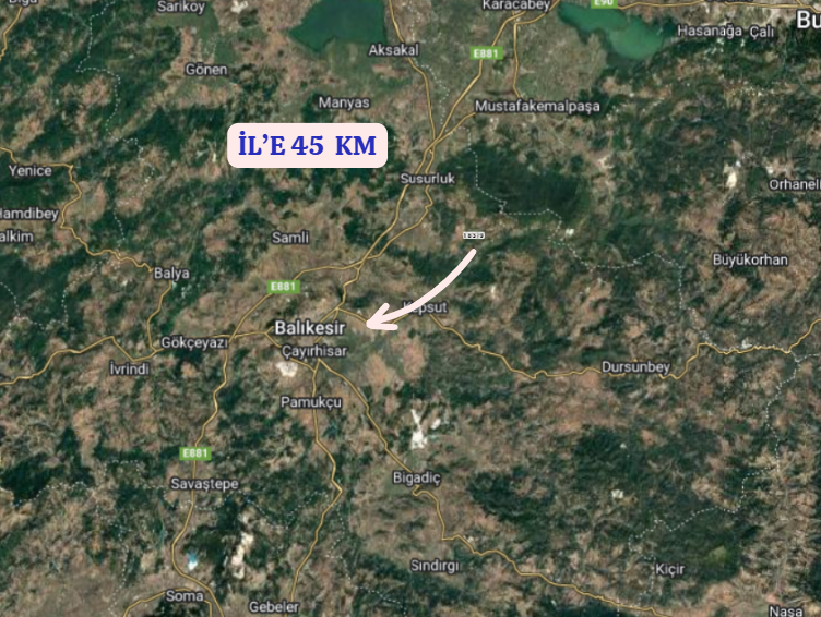 BALIKESİR KEPSUT SERÇEÖREN  KÖYÜNDE 1.304 M² TARLA SATILIKTIR - BALIKESİR KEPSUT fotoğraf 6