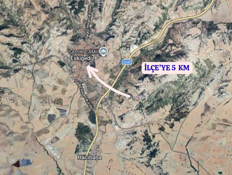 KÜTAHYA GEDİZ E.GEDİZ (HİSAR)   KÖYÜNDE 2.237  M²  BAĞ  SATILIKTIR - KÜTAHYA GEDİZ fotoğraf 5