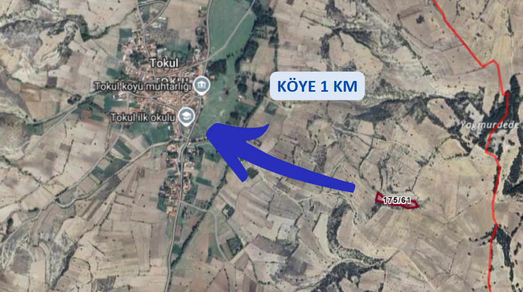 KÜTAHYA ASLANAPA TOKUL KÖYÜNDE 5.354 M² TARLAMIZ SATILIKTIR. - KÜTAHYA ASLANAPA fotoğraf 4