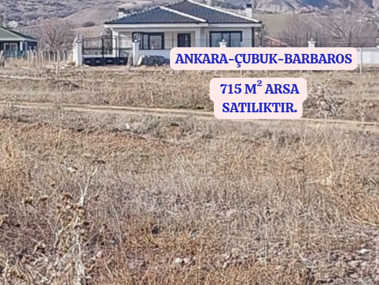 ANKARA ÇUBUK BARBAROS KÖYÜNDE 715 M² ARSAMIZ SATILIKTIR - ANKARA ÇUBUK fotoğraf 2