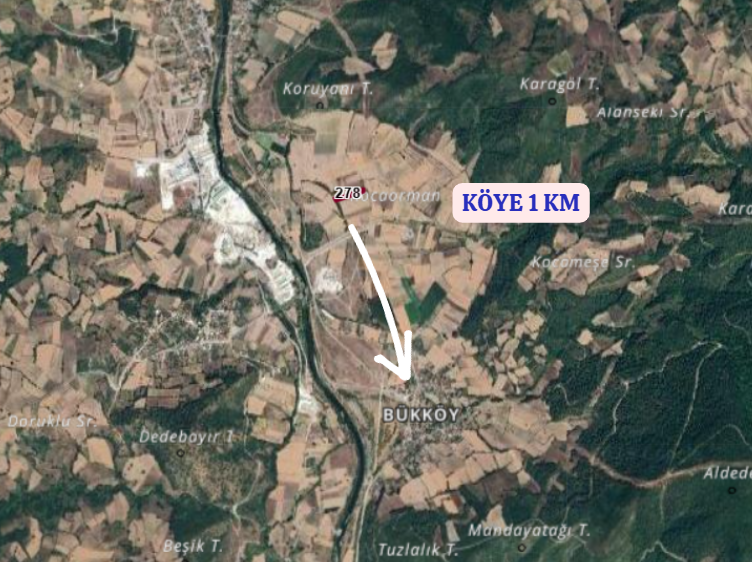 BURSA MUSTAFAKEMALPAŞA  BÜK  KÖYÜNDE  2.000 M² TARLA SATILIKTIR. - BURSA MUSTAFAKEMALPAŞA fotoğraf 8
