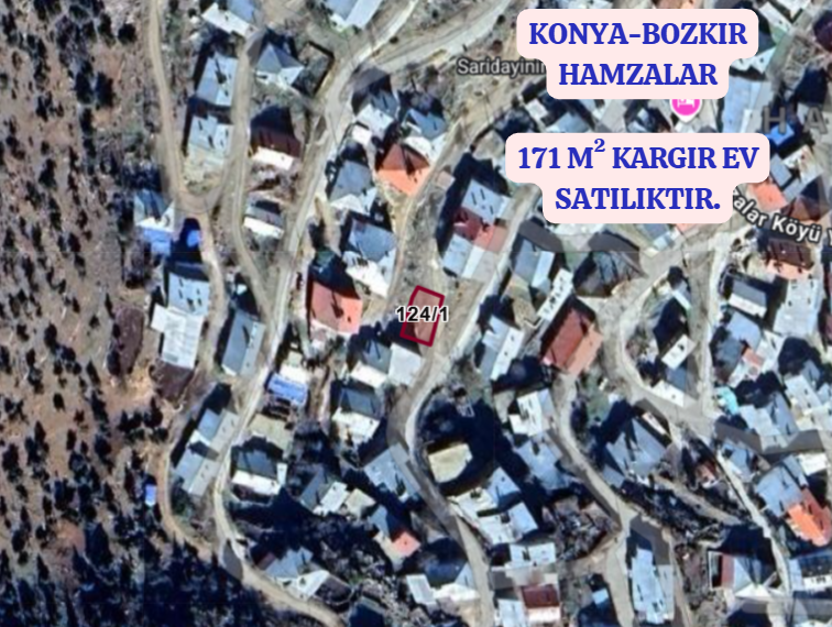 KONYA BOZKIR HAMZALAR MAHALLESİNDE 171 M²  İMARLI ARSA  SATILIKTIR - KONYA BOZKIR fotoğraf 2