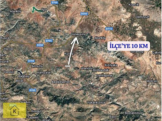 KONYA GÜNEYSINIR ÖMEROĞLU KÖYÜNDE 5.706 M² BAĞ SATILIKTIR - KONYA GÜNEYSINIR fotoğraf 13