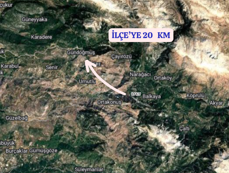 ANTALYA GÜNDOĞMUŞ BALKAYA   KÖYÜNDE 167  M²  BAHÇE  SATILIKTIR - ANTALYA GÜNDOĞMUŞ fotoğraf 4