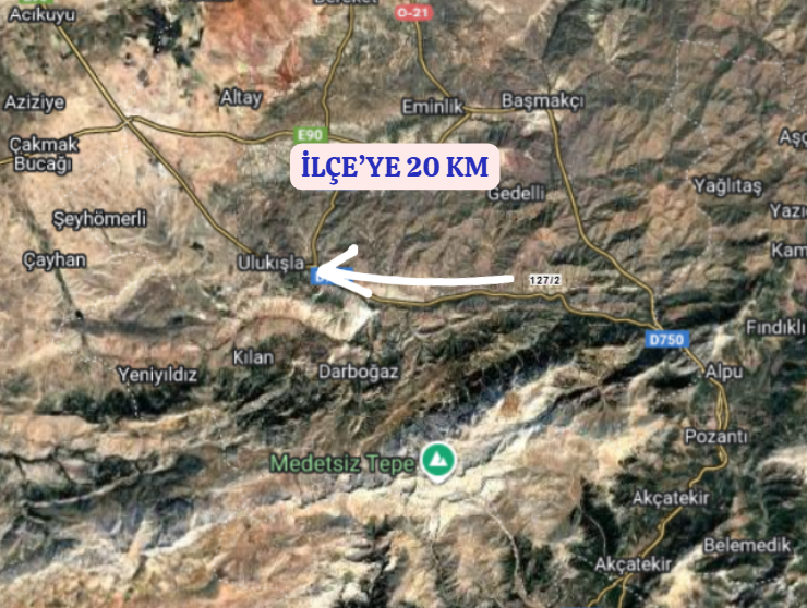 NİĞDE ULUKIŞLA KOÇAK KÖYÜNDE 1.547 M²  ARSA  SATILIKTIR - NİĞDE ULUKIŞLA fotoğraf 5
