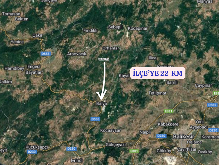 BALIKESİR BALYA GÖLOBA  KÖYÜNDE 1.464 M² TARLA SATILIKTIR - BALIKESİR BALYA fotoğraf 5