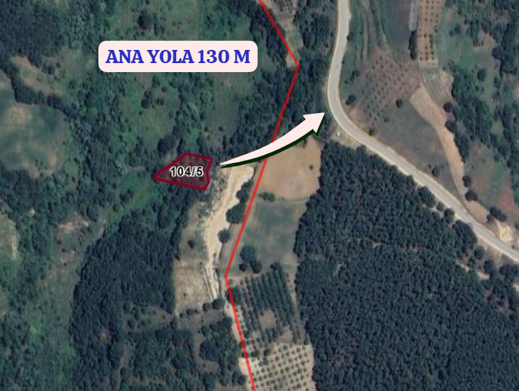 BURSA İNEGÖL ESKİ KÖYÜNDE 1.282 M² TARLA SATILIKTIR - BURSA İNEGÖL fotoğraf 3