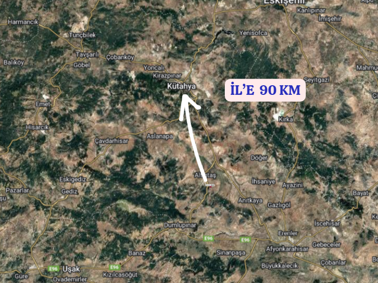 KÜTAHYA ALTINTAŞ OSMANİYE   KÖYÜNDE 5.829  M² TARLA  SATILIKTIR - KÜTAHYA ALTINTAŞ fotoğraf 6