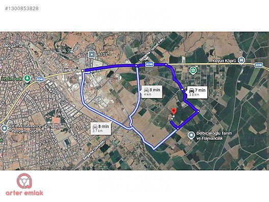 ARTER EMLAK'TAN BERGAMA İSLAMSARAYDA 4753 M² SATILIK TARLA - İZMİR BERGAMA fotoğraf 19