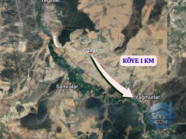 KÜTAHYA GEDİZ YAĞMURLAR  KÖYÜNDE  2.718 M²  TARLA  SATILIKTIR - KÜTAHYA GEDİZ fotoğraf 4