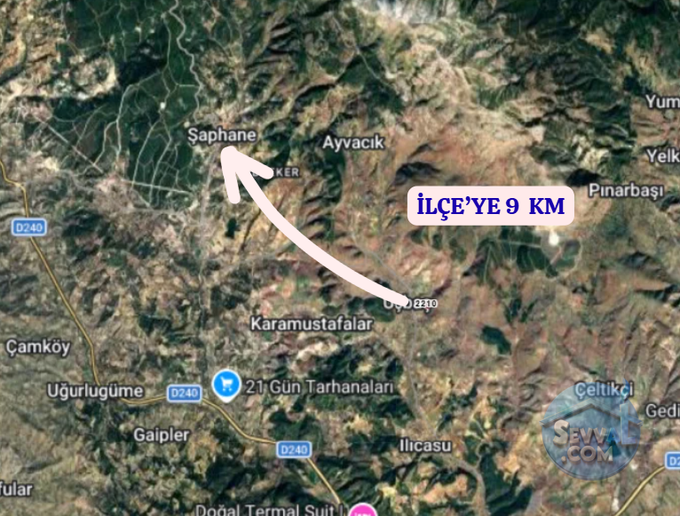 KÜTAHYA ŞAPHANE ÜÇBAŞ  KÖYÜNDE 1.530 M²  BAHÇE  SATILIKTIR - KÜTAHYA ŞAPHANE fotoğraf 5