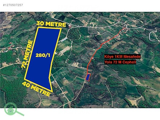 Körfez Himmetli'de 2524m² Tarla -Yola 72M Cepheli- Elektrik & Su - KOCAELİ KÖRFEZ fotoğraf 2